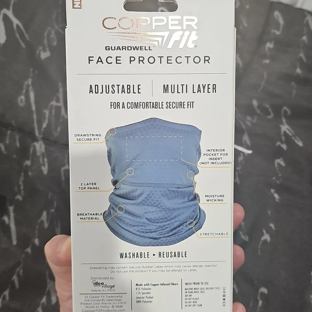 Copper Fit Adult Unisex Face Protector